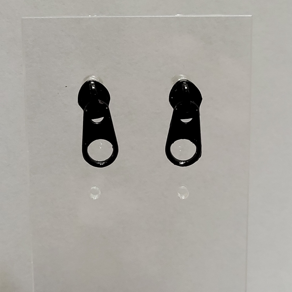 Zipper earrings